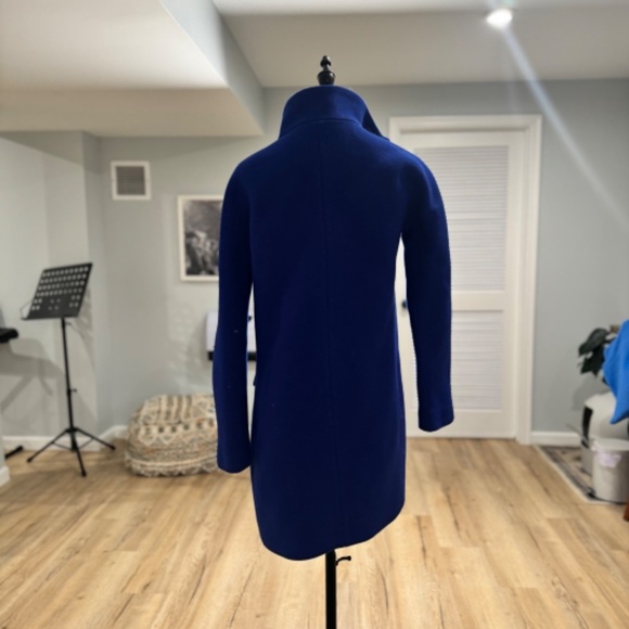 Like NEW J.CREW WOOL STADIUM CLOTH COCOON COAT size 0 - Picture 5 of 7